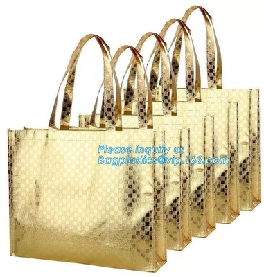 La bolsa de asas no tejida térmica en caliente ultrasónica al por mayor de encargo, bolso no tejido hecho a máquina lleno-auto para hacer compras, bagease