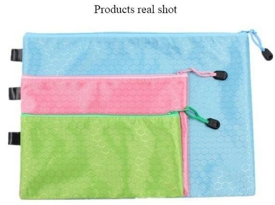 Bolso con 6 colores, bolso de nylon de encargo de los efectos de escritorio/pencilc de los efectos de escritorio de la oficina de la caja del bolsillo de Pen Pouch School Class Binder del lápiz