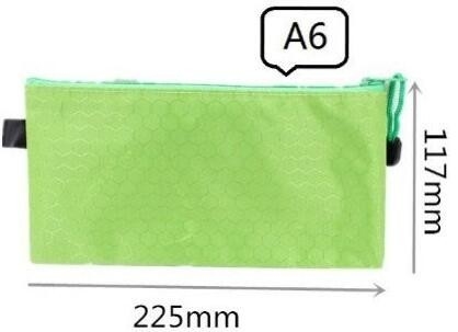 Bolso con 6 colores, bolso de nylon de encargo de los efectos de escritorio/pencilc de los efectos de escritorio de la oficina de la caja del bolsillo de Pen Pouch School Class Binder del lápiz