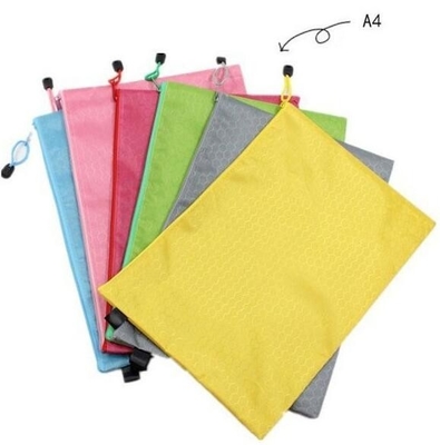 Bolso con 6 colores, bolso de nylon de encargo de los efectos de escritorio/pencilc de los efectos de escritorio de la oficina de la caja del bolsillo de Pen Pouch School Class Binder del lápiz