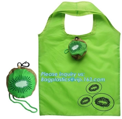 Bolso de compras plegable reciclable de encargo del poliéster con cualquier modelo, diversa tela y modelar compras reutilizables del poliéster