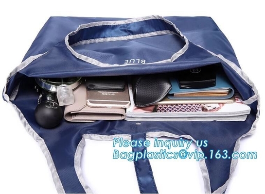 mochila del lazo del poliéster 190T/210d, bolsos de lazo personalizados para los niños, poliéster, foldi barato modificado para requisitos particulares poliéster