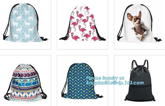 los niños de la mochila del lazo enredan la mochila neta del regalo de la malla del fabricante de la mochila, mochila de ciclo al aire libre del lazo del poliéster