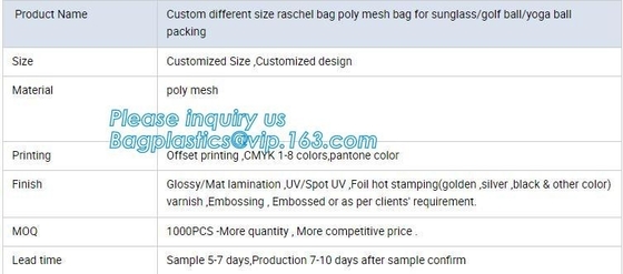 Tipo material de Softback de la malla de la visión clara y el acampar caminando la mochila del deporte del uso, deportes Mesh Bag Drawstring Backpack para el Soc