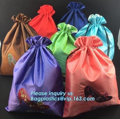 la bolsa de asas plegable del poliéster reciclable promocional de la tela, deportes de impresión a todo color personalizados Wate reutilizable plegable