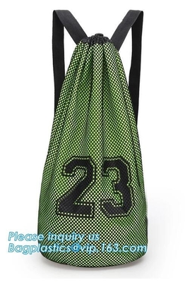 la mochila al por mayor modificada para requisitos particulares reciclada diario promocional del lazo de la malla, niños de la mochila del lazo enreda el manufact de la mochila