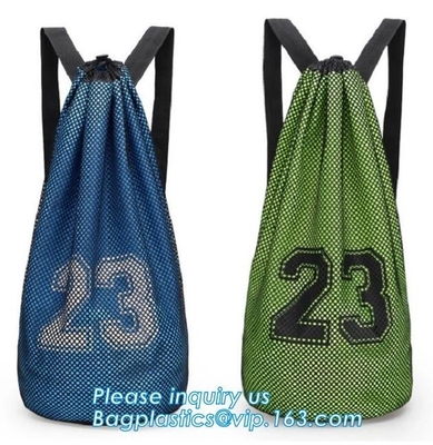 la mochila al por mayor modificada para requisitos particulares reciclada diario promocional del lazo de la malla, niños de la mochila del lazo enreda el manufact de la mochila