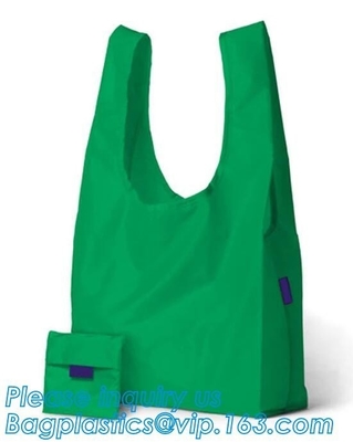 Bolso de lazo promocional al por mayor del poliéster de China con Logo For Packaging, Tote Custom Printed Foldable Polyester Reus