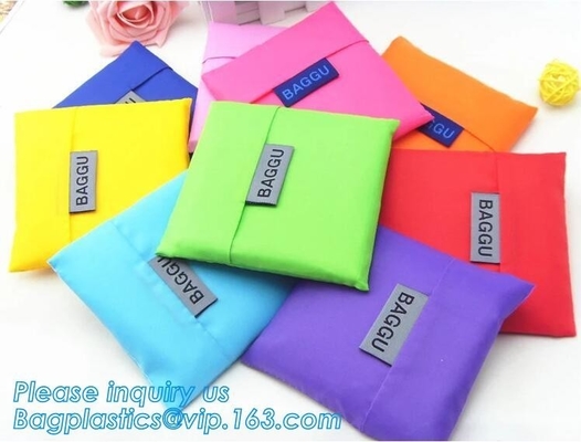 Bolso de lazo promocional al por mayor del poliéster de China con Logo For Packaging, Tote Custom Printed Foldable Polyester Reus