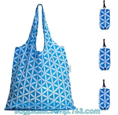 Bolso de ultramarinos plegable plegable polivinílico, bolso que hace compras plegable reutilizable de nylon de encargo, packag del bolso del equipo universitario de Gymsack del poliéster 420D