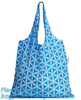 Bolso de ultramarinos plegable plegable polivinílico, bolso que hace compras plegable reutilizable de nylon de encargo, packag del bolso del equipo universitario de Gymsack del poliéster 420D