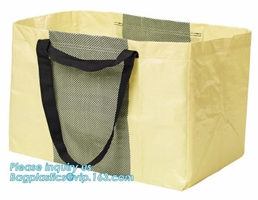 Impresión de encargo de la imagen reciclar el bolso tejido Pp promocional laminado de las compras, fábrica Logo Reusable Folda de encargo de la promoción