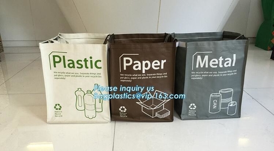 El plegamiento reciclable de encargo de la fábrica laminó compras no tejidas del bolso de los pp con la transferencia de calor que imprimía la tela no tejida lleva