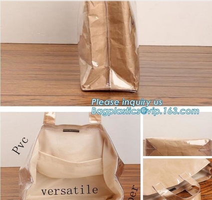 La bolsa de asas para hacer compras, bolso durable del tyvek de la moda, productos vendedores superiores Du Pont Tote Tyvek Bags de papel del papel de Tyvek y de Kraft