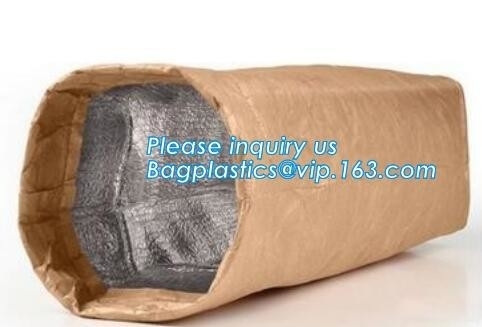 Bolsa de papel de encargo impermeable del almuerzo del tyvek de Du Pont, bolso impermeable del tyvek/la bolsa de asas ligera del tyvek/respetuoso del medio ambiente de encargo
