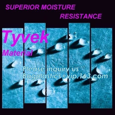 Bolso promocional impermeable respetuoso del medio ambiente de Tyvek, Tyvek que hace compras Tote Bag, bagease reutilizable promocional del bolso que hace compras de Tyvek
