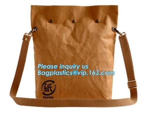 bolso de papel lavable para los árboles, bolso lavable de la planta del papel de Kraft TYVEK, tela lavable de la planta del tyvek del papel del bolso de Kraft del tyvek,