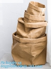 Bagplast lavable del bagease del bolso de compras del papel del tyvek de Du Pont del bolso del almacenamiento del hogar de la cesta de lavadero del papel de Kraft del ENVÍO GRATIS