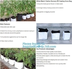 Los bolsos plásticos del plantador del jardín de polietileno del LDPE para el almácigo de la verdura, del árbol y de la flor, LDPE plástico del agujero de 15 GALONES crecen B