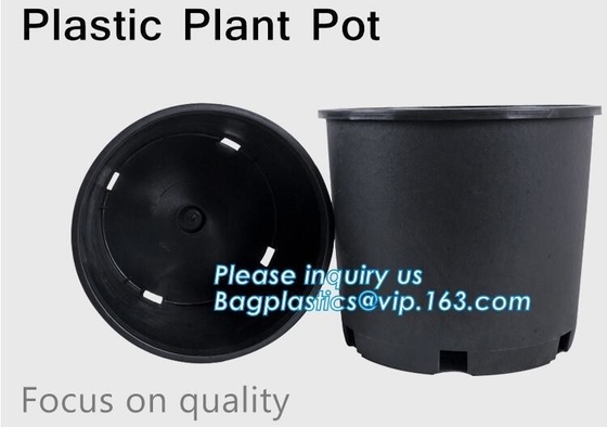La patata de alta calidad de los PP crecer el bolso de la planta de tiesto, flor plástica de la planta de cuarto de niños del jardín del galón crece el pote para las plantas, Indoo negro