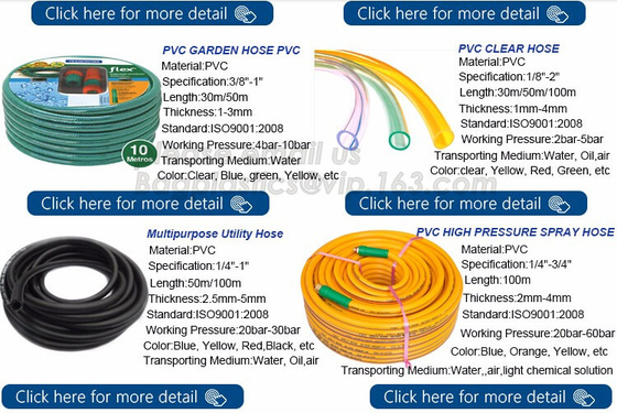 Manguera plástica del tubo espiral transparente del PVC con el refuerzo del alambre de acero de la primavera