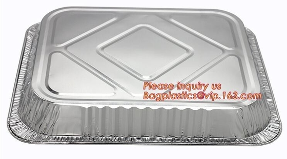 Bien venta del envase de aluminio de abastecimiento del envase del papel de aluminio del envase de Tray Fast Food Disposable Foil BAGEASE PACKAG