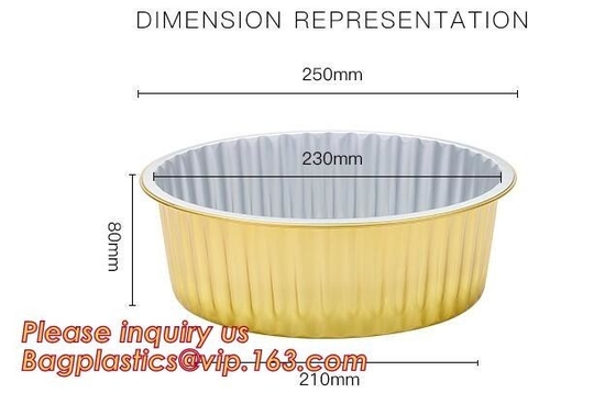 El envase del papel de aluminio para el paquete de la comida, el material de aluminio y utilización el PAQUETE disponible del envase BAGEASE del papel de aluminio