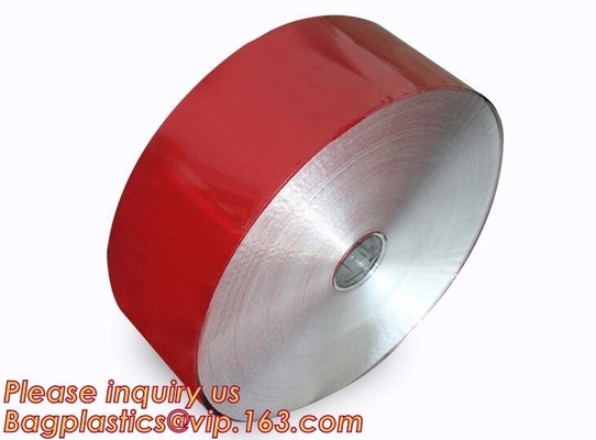 Utilización la categoría alimenticia del rollo enorme del papel de aluminio del papel de la hoja de Alu, hoja para el rollo de jumbo al por mayor del papel de aluminio del envasado de alimentos