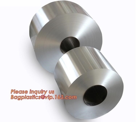 Utilización la categoría alimenticia del rollo enorme del papel de aluminio del papel de la hoja de Alu, hoja para el rollo de jumbo al por mayor del papel de aluminio del envasado de alimentos