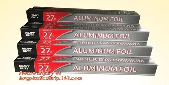 Rollo reciclable del papel de papel de aluminio del hogar, hoja caliente Rolls, rollo colorido del aluminio de la alimentación del papel de aluminio para el pelo