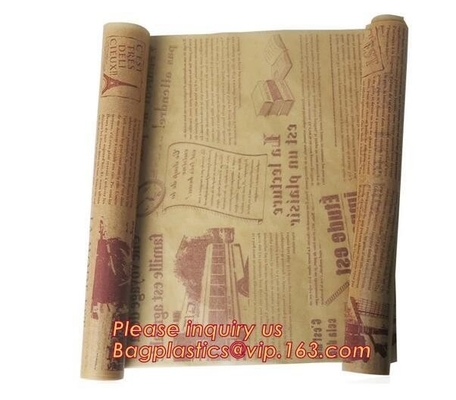 Papel de pergamino cubierto silicón antiadherente de la anchura de los 5M*37CM que cuece, papel de la asación para la parrilla, línea, cocinando, bagplastics pac de la BARBACOA