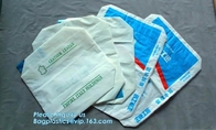 China impermeable durable tejida interna de la bolsa de papel de las bolsas de papel marrones fuertes de calidad superior 25kg Kraft, papel de Kraft laminó PP W
