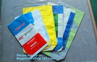 China impermeable durable tejida interna de la bolsa de papel de las bolsas de papel marrones fuertes de calidad superior 25kg Kraft, papel de Kraft laminó PP W