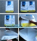 el bolso del pienso del papel de Kraft/la bolsa de arena de empaquetado tejidos bag/pp del gato, papel de Kraft laminó el bolso tejido los pp de la válvula del cemento, bageas