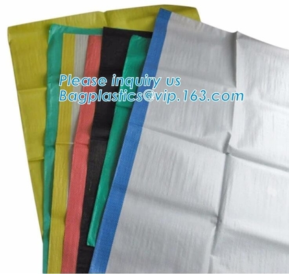 bolso tejido polipropileno del cemento del embalaje de la bolsa de papel de Kraft de los bolsos del cemento de la válvula, bolsos tejidos pp compuestos de los pp Kraft para las sustancias químicas