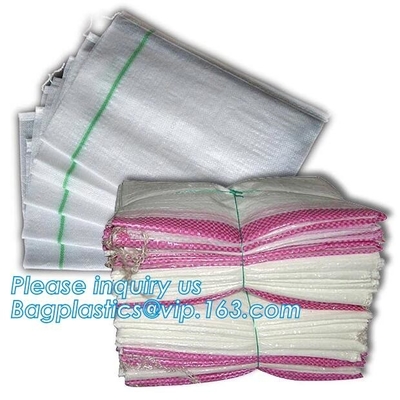 el bopp tejido los pp reciclado blanco del bolso de la agricultura de 25kg 50kg laminó fabricantes tejidos los pp de China de los bolsos, harina, arroz, fertiliza