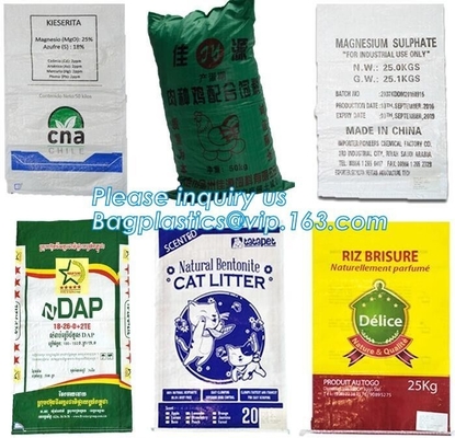 La muestra libre de alta calidad de la fabricación de China recicló el bolso tejido los pp impreso, ganados vacunos alimenta el bolso BOPP laminó vagos tejidos los PP