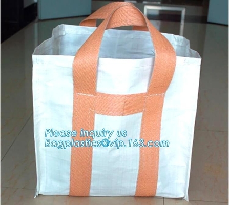 Tonbag tejido PP de calidad superior del jumbobig del 100% para el transporte, bolso grande tejido PP para la leña, para la arena, para los granos 500kg 1