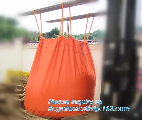 Bolso grande tejido PP enorme del polipropileno para los granos de arena de la leña 500kg - 1500kg