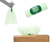 Bolsos biodegradables del estiércol vegetal del OEM en el carrito Liner de los residuos orgánicos del supermercado del rollo