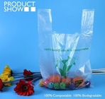 Del ultramarinos del estiércol vegetal de los bolsos categoría alimenticia biodegradable del PLA completamente en rollo