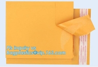 El correo biodegradable del anuncio publicitario de la burbuja del sobre empaqueta los sobres acolchados que envían Kraft amarillo