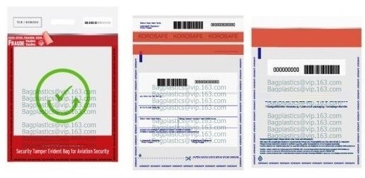 El correo biodegradable de la seguridad empaqueta sobres del dinero bancario de la prueba del rasgón del pisón