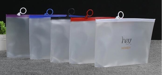 Un cosmético más fresco de la tela del PVC EVA Packing Slider Zipper Bags biodegradable
