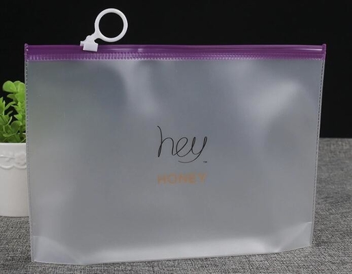 Un cosmético más fresco de la tela del PVC EVA Packing Slider Zipper Bags biodegradable