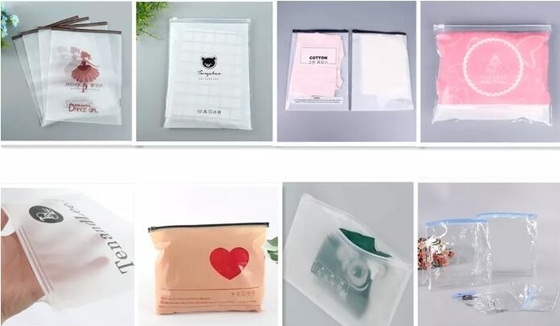 Un cosmético más fresco de la tela del PVC EVA Packing Slider Zipper Bags biodegradable
