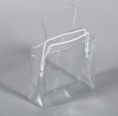 El Cpe del bolso de EVA Garment Packing Makeup Cosmetic heló el papel de aluminio de la cerradura de la cremallera