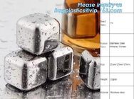 El hielo de los cubos del refrigerador de las bebidas de las piedras de hielo del whisky cubica el logotipo más barato del laser