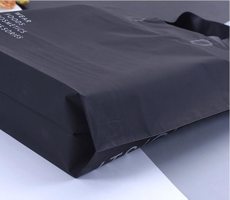La manija cortada con tintas HDPE de encargo del ldpe de la impresión lleva el bolso de compras de empaquetado del polietileno de la ropa del plástico del regalo polivinílico de la mercancía con