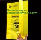 El polipropileno apto para el autoclave de la basura empaqueta clínico biodegradable del PLA